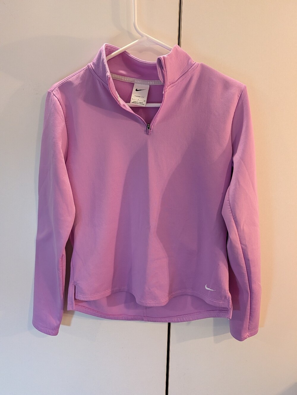 Nike Women's Small Lilac Quarter-Zip  Pullover